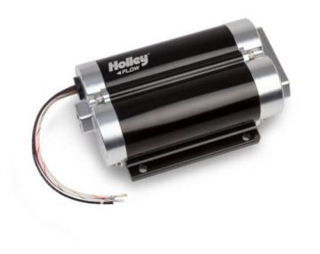 12-815-1 Holley Black Fuel Pump - 140 GPH Black   Elect Any fuel ok